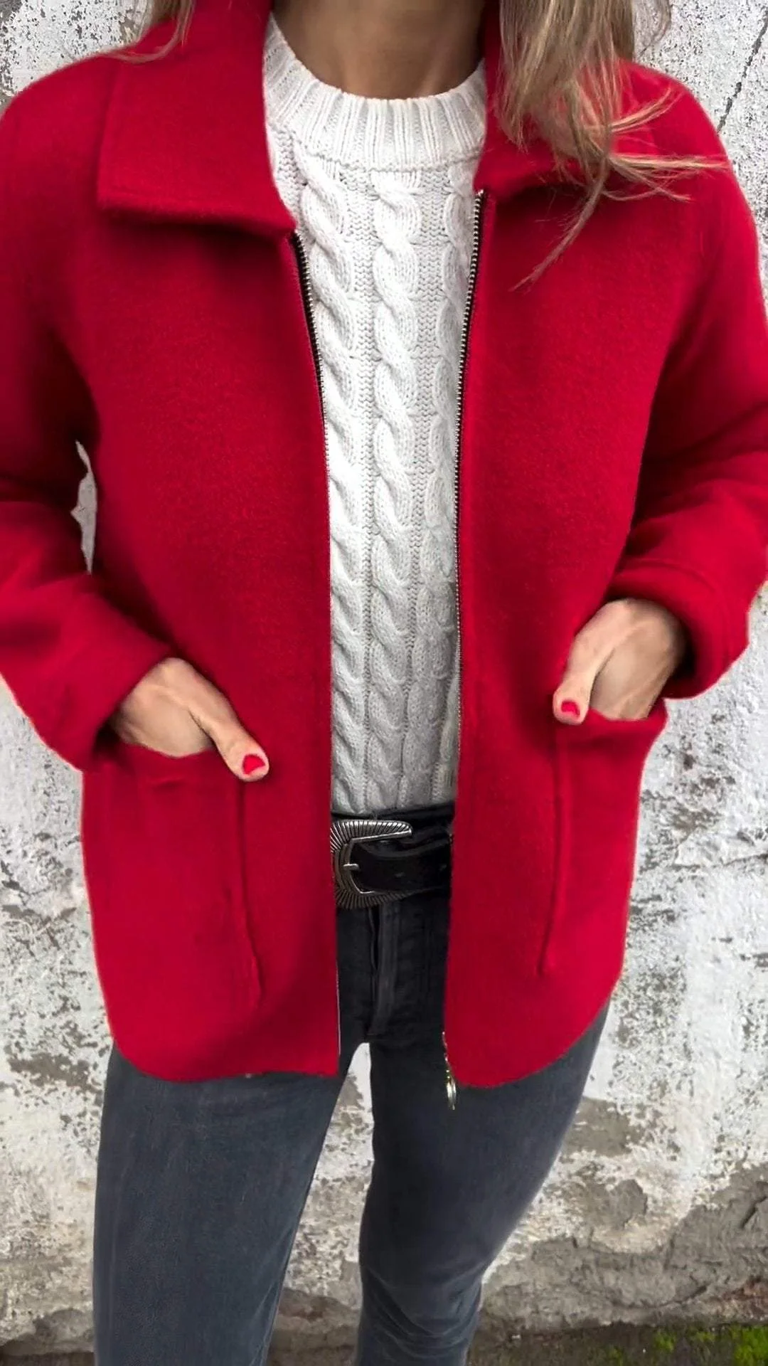 Johana® | Cozy zip-up jacket