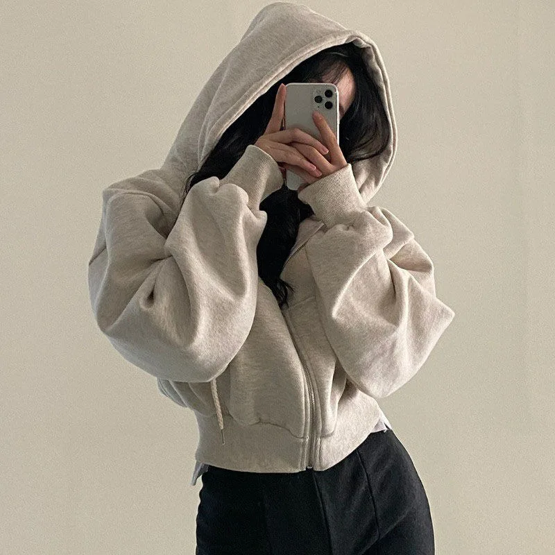 Johana | Stylish zipper hoodie, warm and stylish - Image 3
