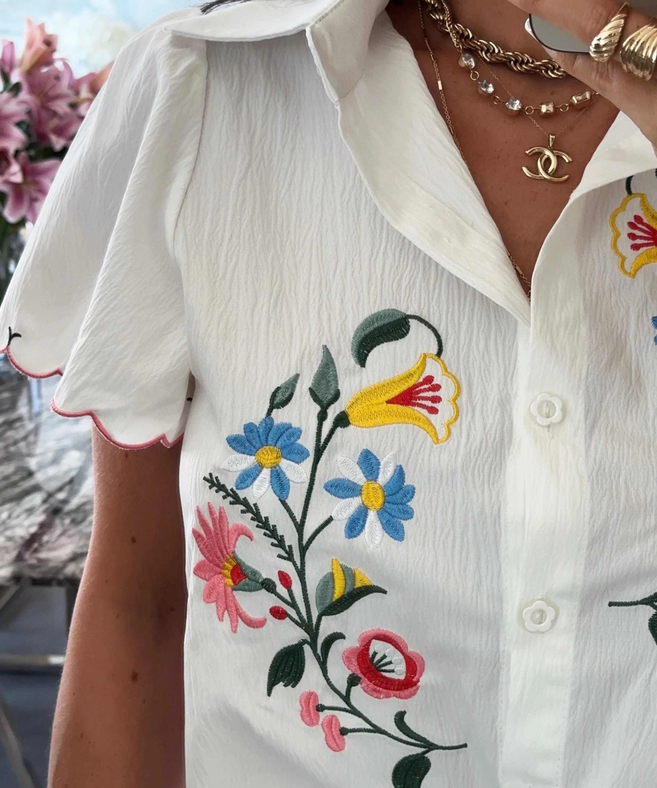 Johana® | White Blouse - Image 2