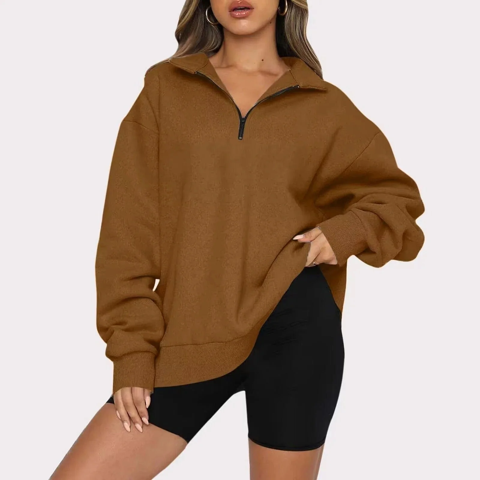 Josefa® | Casual women's sweater with zip - Image 12