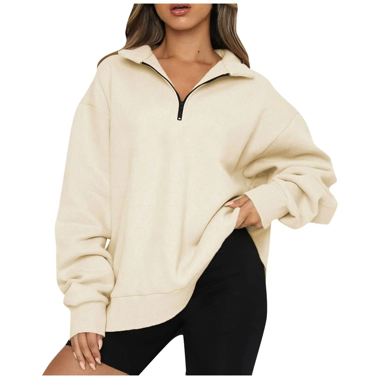 Josefa® | Casual women's sweater with zip - Image 8