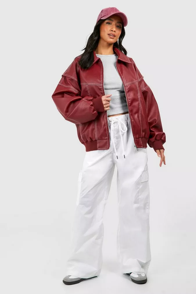 Josefina® | oversized leather jacket - Image 4