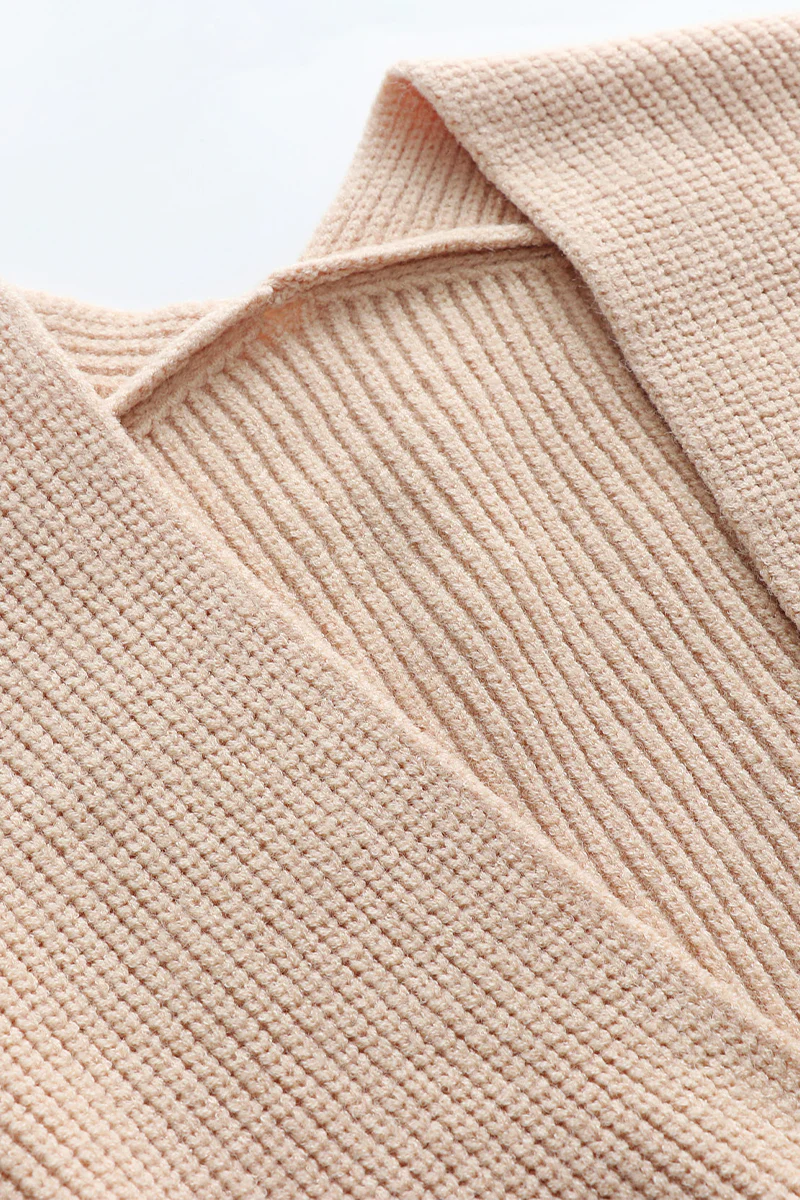 Josephine | Casual solid color V-neck sweaters - Image 16