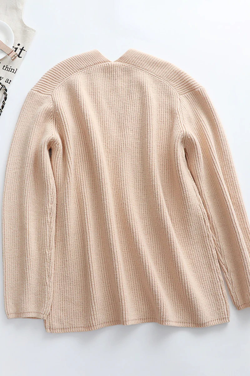 Josephine | Casual solid color V-neck sweaters - Image 22