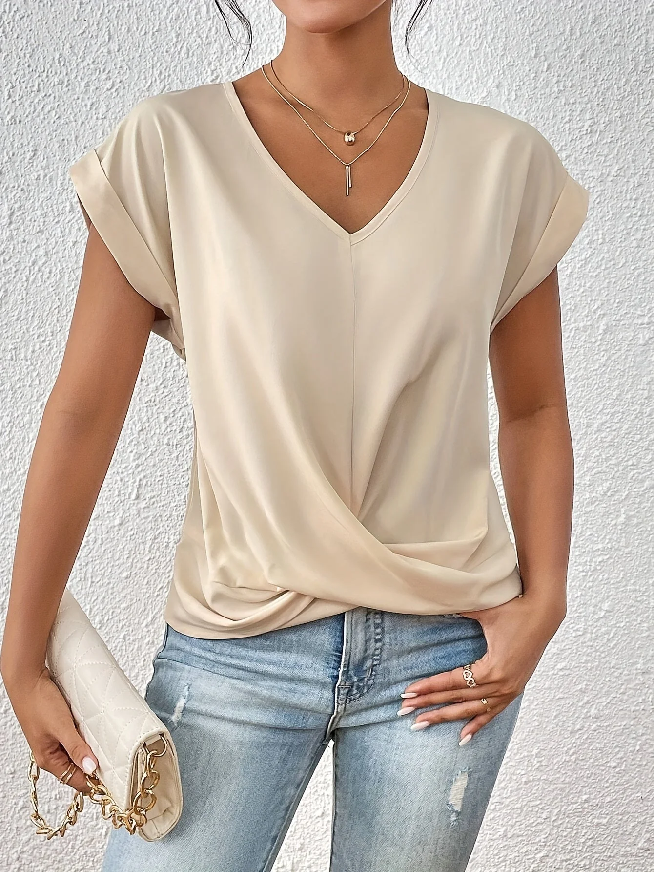 Juana® | Casual women's V-neck T-shirt - Image 8