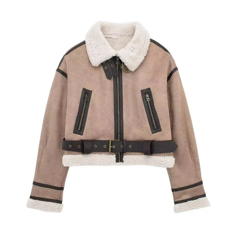 Juana® | Exterior coat elegant and stylish with belt - Image 3