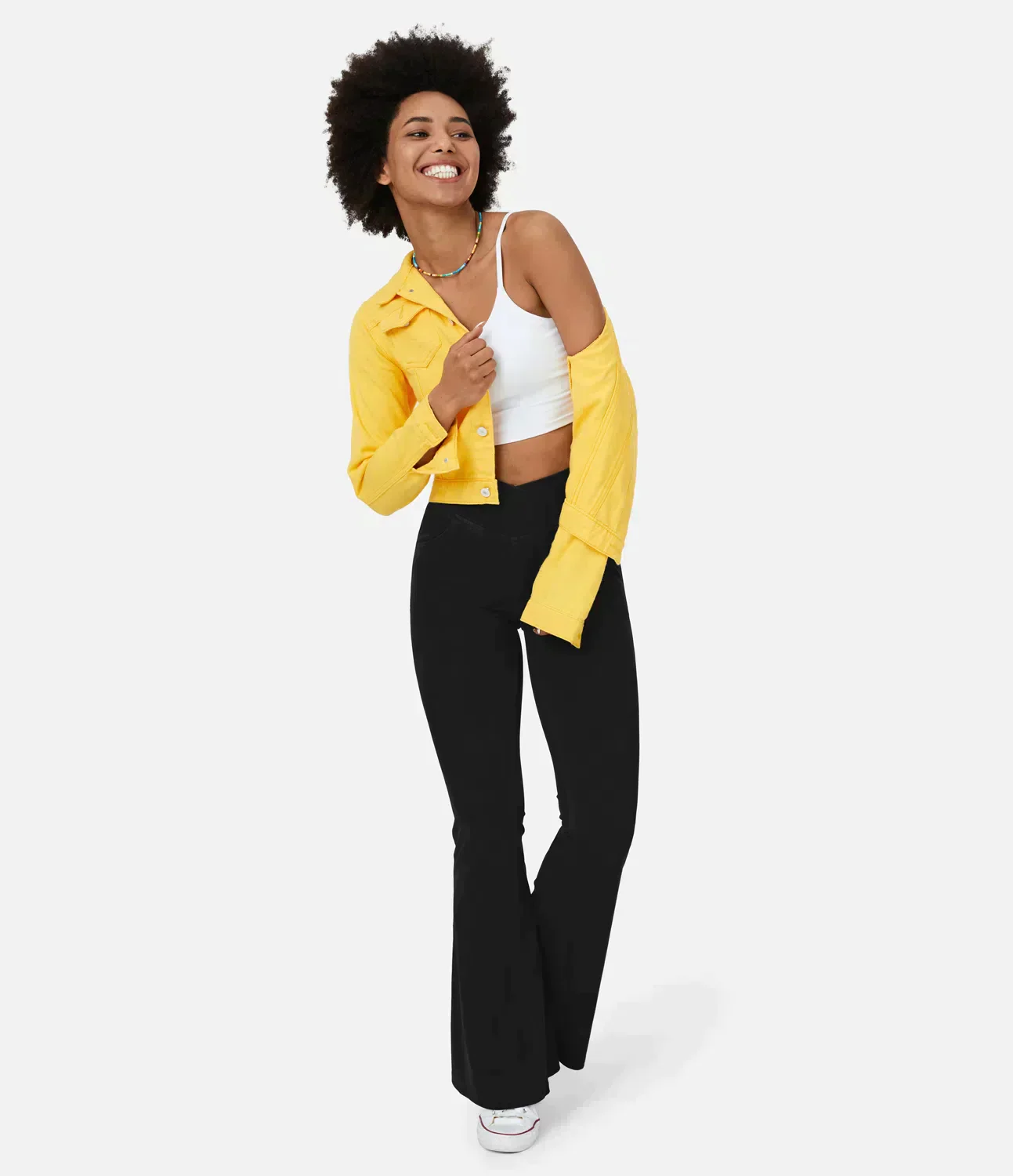 Juana® | Women's high-waisted retro flare pants with crossover waistband - Image 7