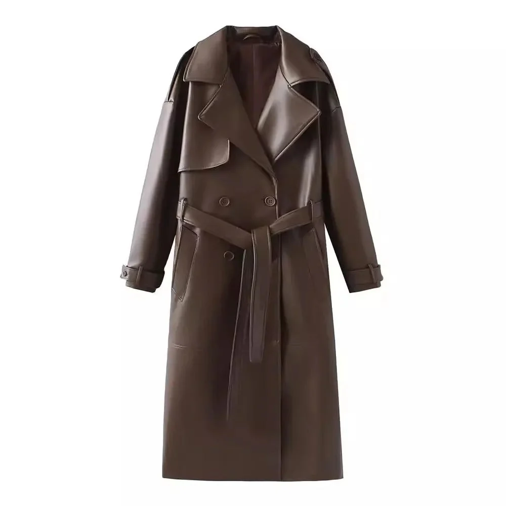 Julia® | 2025 Veste femme en simili cuir bordeaux - Image 8