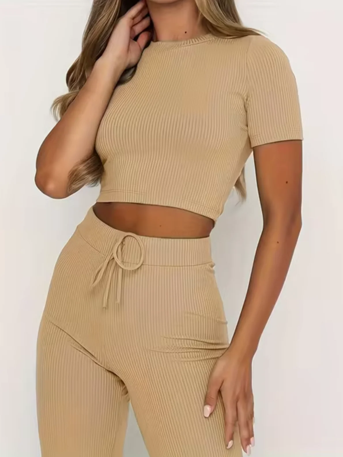 Julia® | Crop Top And Pants Set