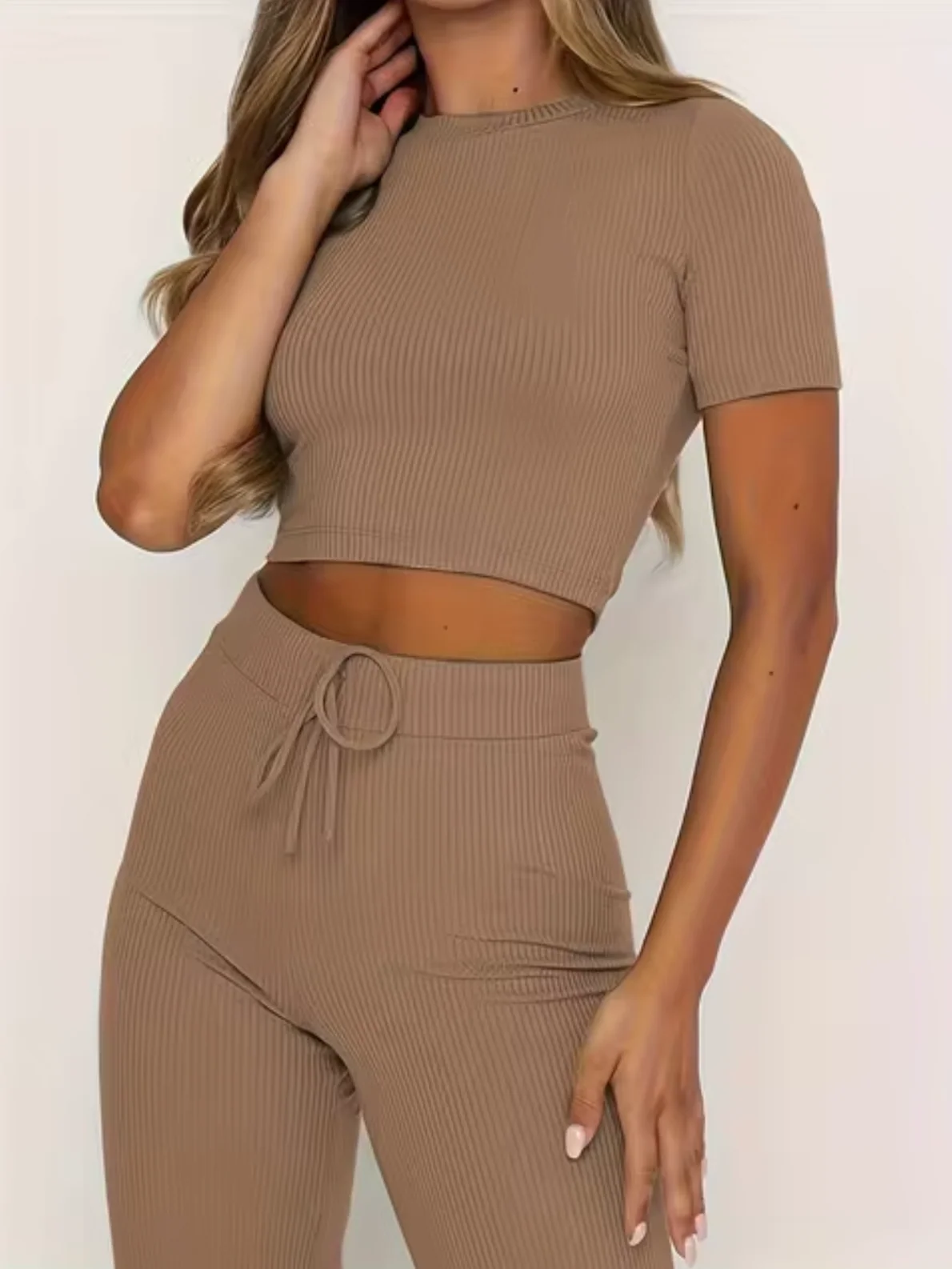 Julia® | Crop Top And Pants Set - Image 3