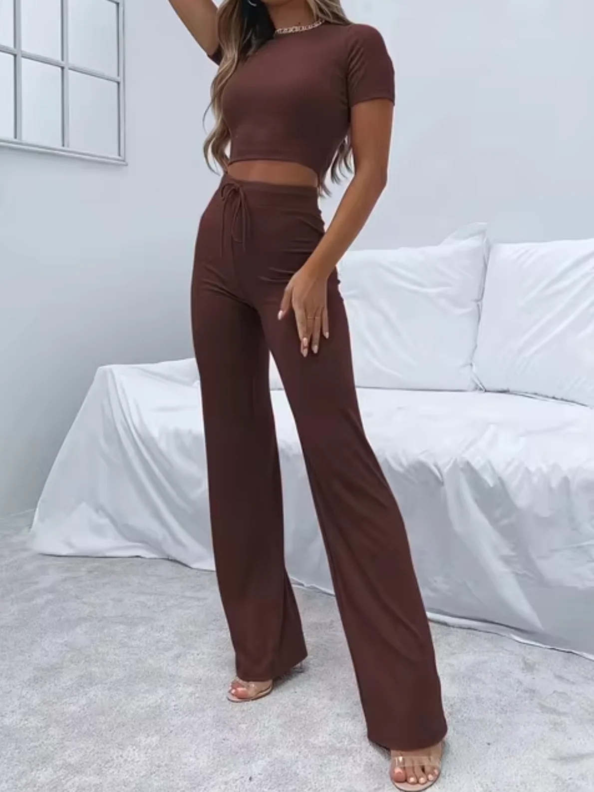 Julia® | Crop Top And Pants Set - Image 6