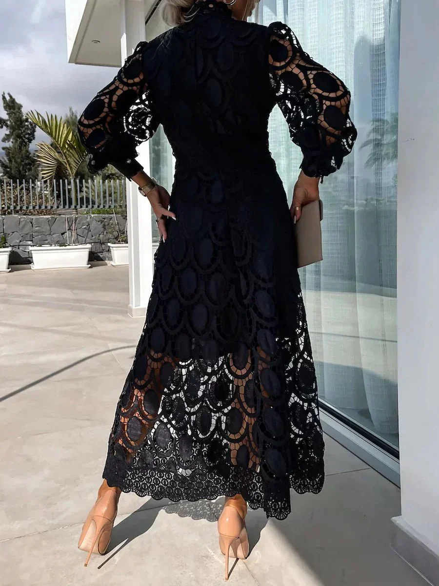 Julia® | Elegant Long Lace Dress - Image 9