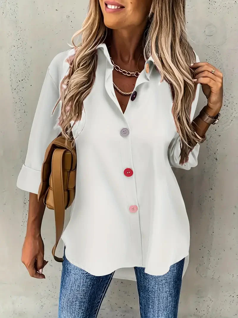 Julia| Fashionable and minimalist winter blouse - Image 2