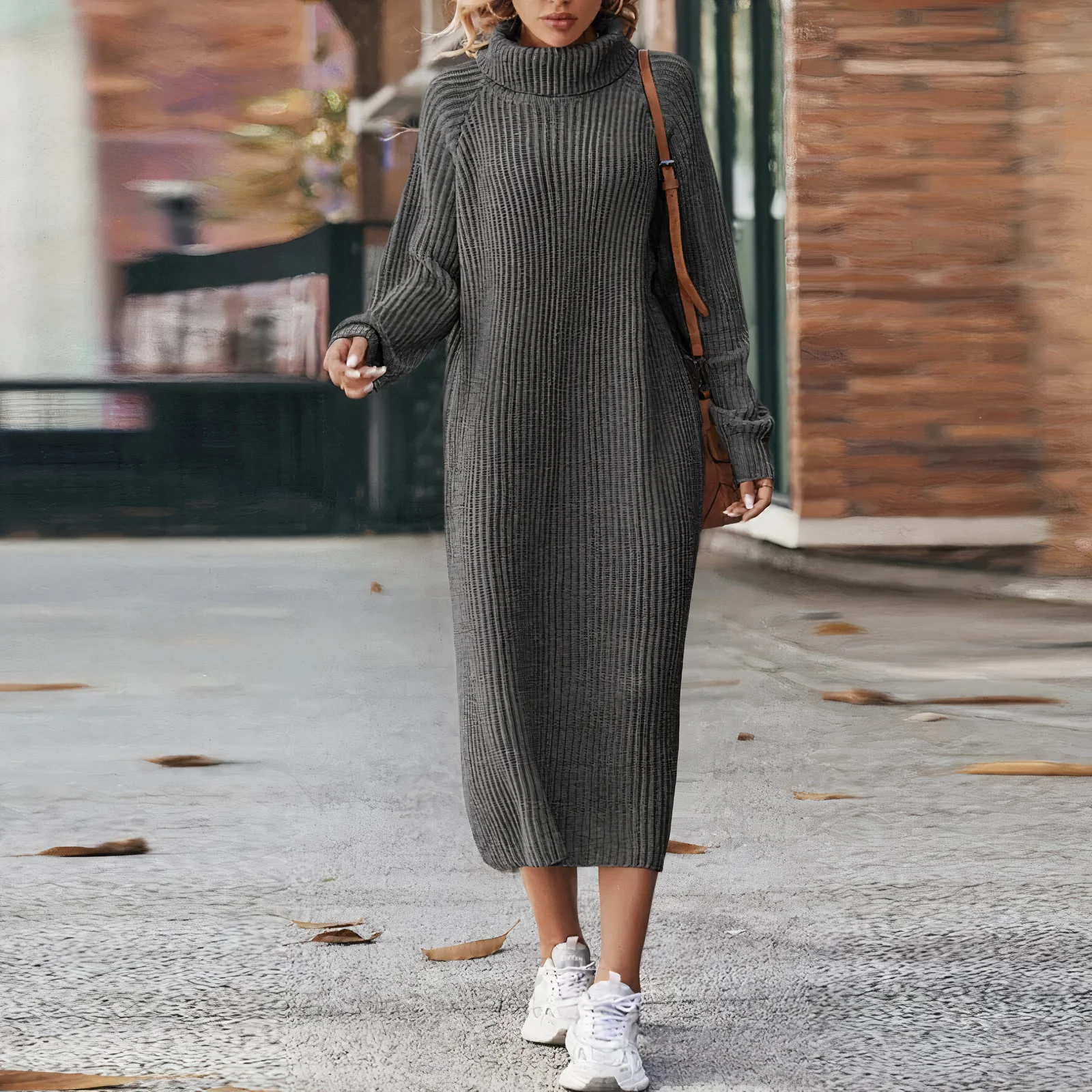 Julia® | Long Sleeve Sweater Dress - Image 2