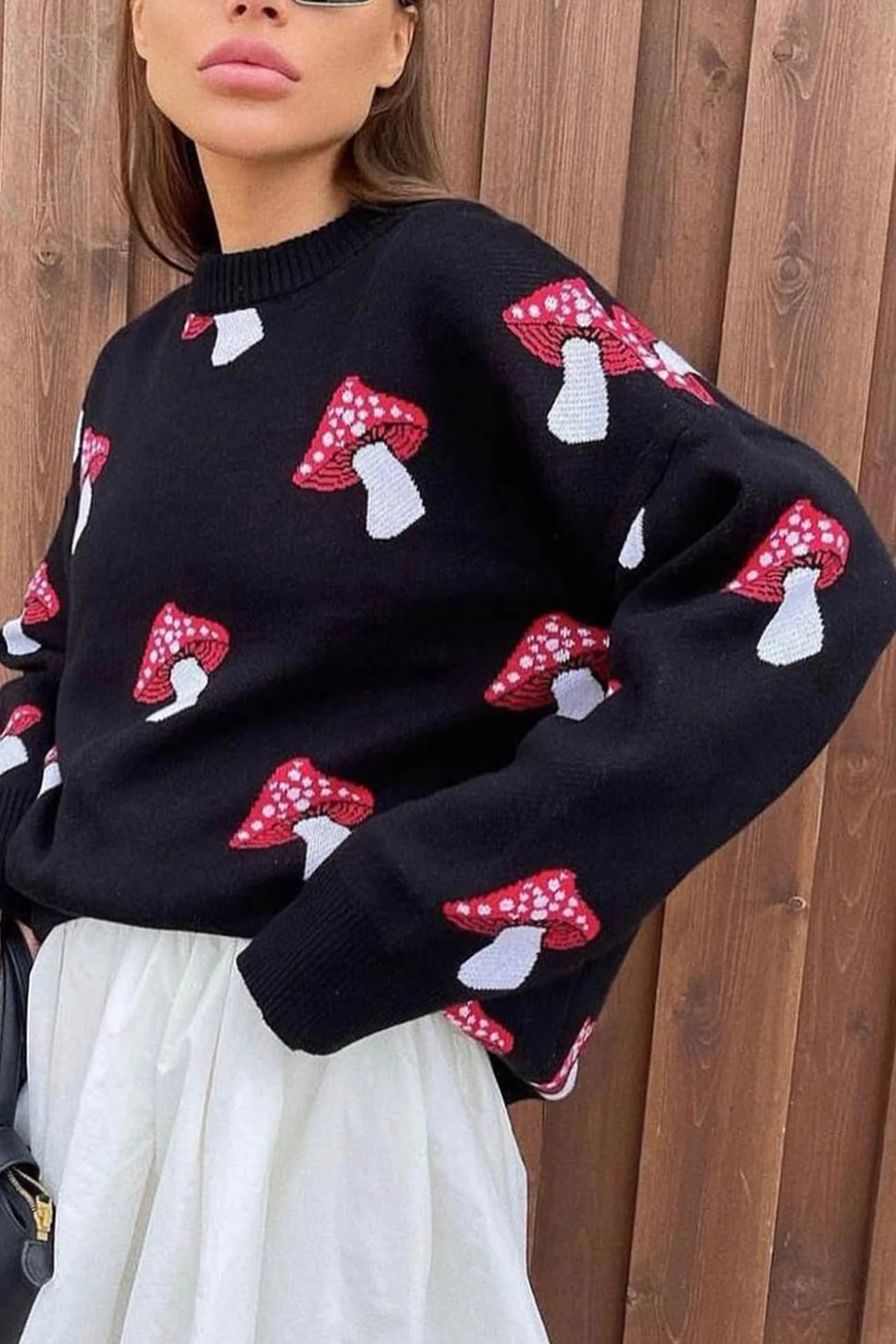 Julia | Mushroom graphic sweater - Image 5