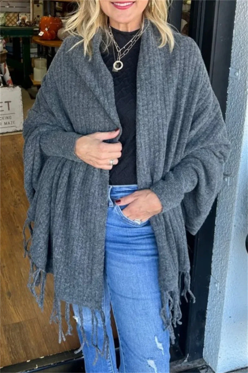Julianna | Casual cardigan with tassels for everyday use - Image 3