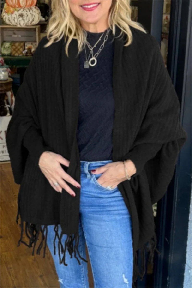 Julianna | Casual cardigan with tassels for everyday use - Image 5