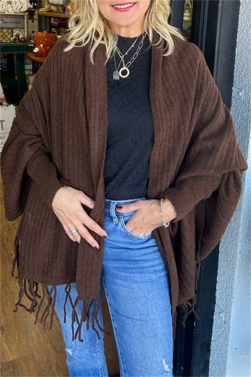 Julianna | Casual cardigan with tassels for everyday use - Image 6