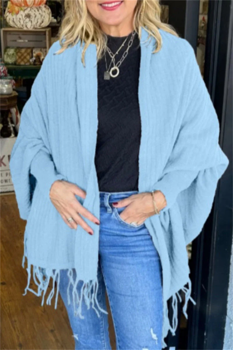 Julianna | Casual cardigan with tassels for everyday use - Image 7