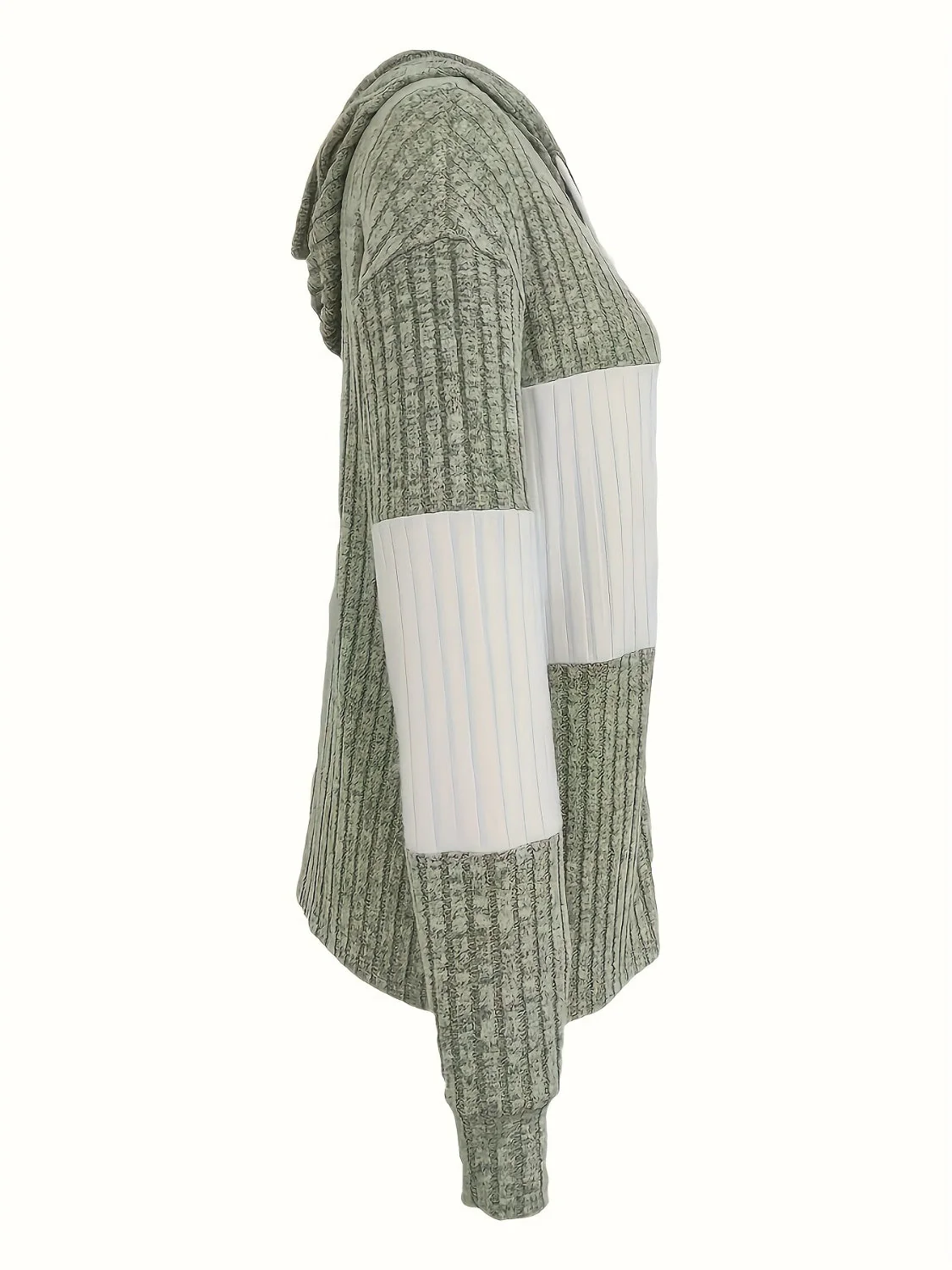 Julieta | Hooded jacket with drawstring and contrast zip - Image 2