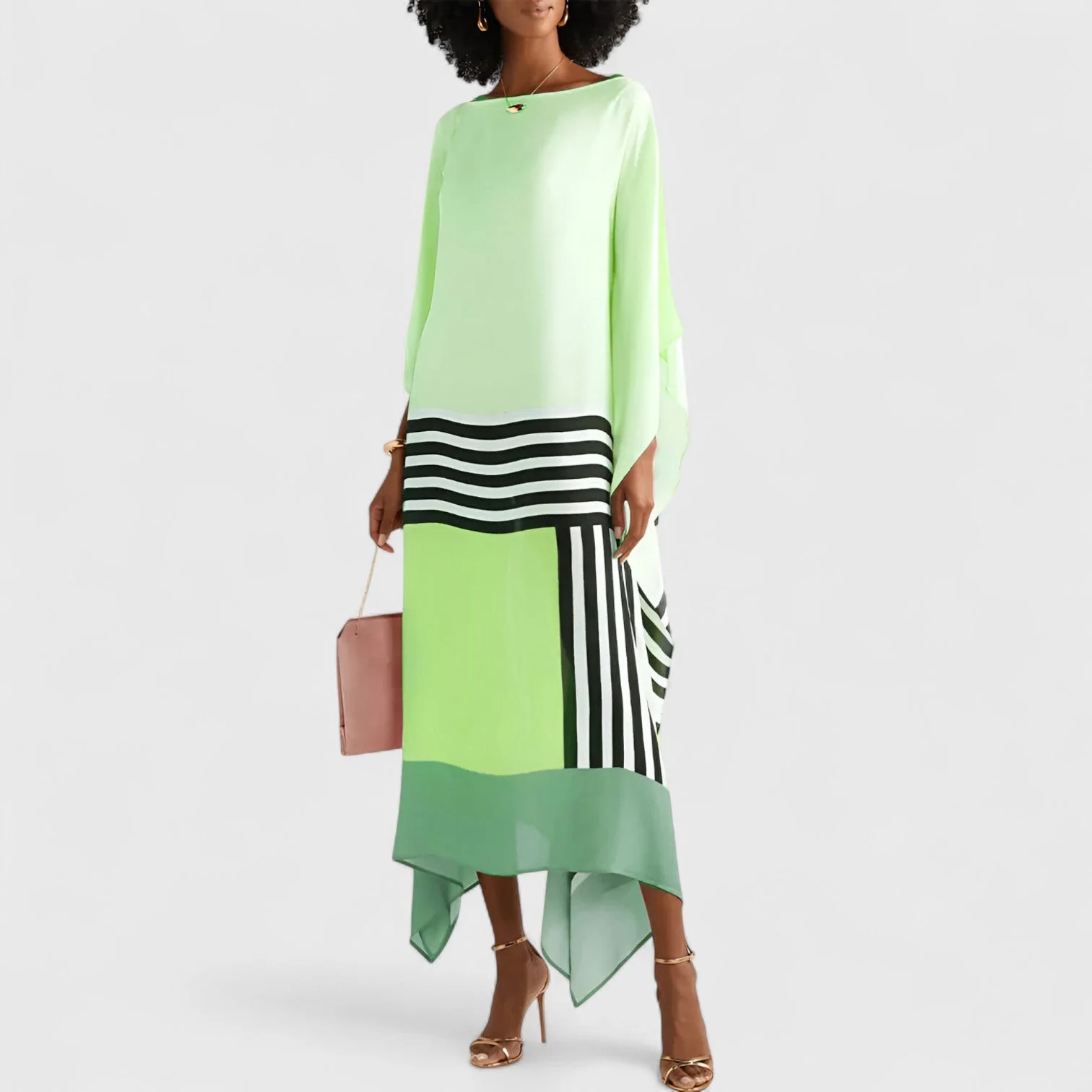 Julieta® | Loose Geometric Women's Kaftan - Image 5
