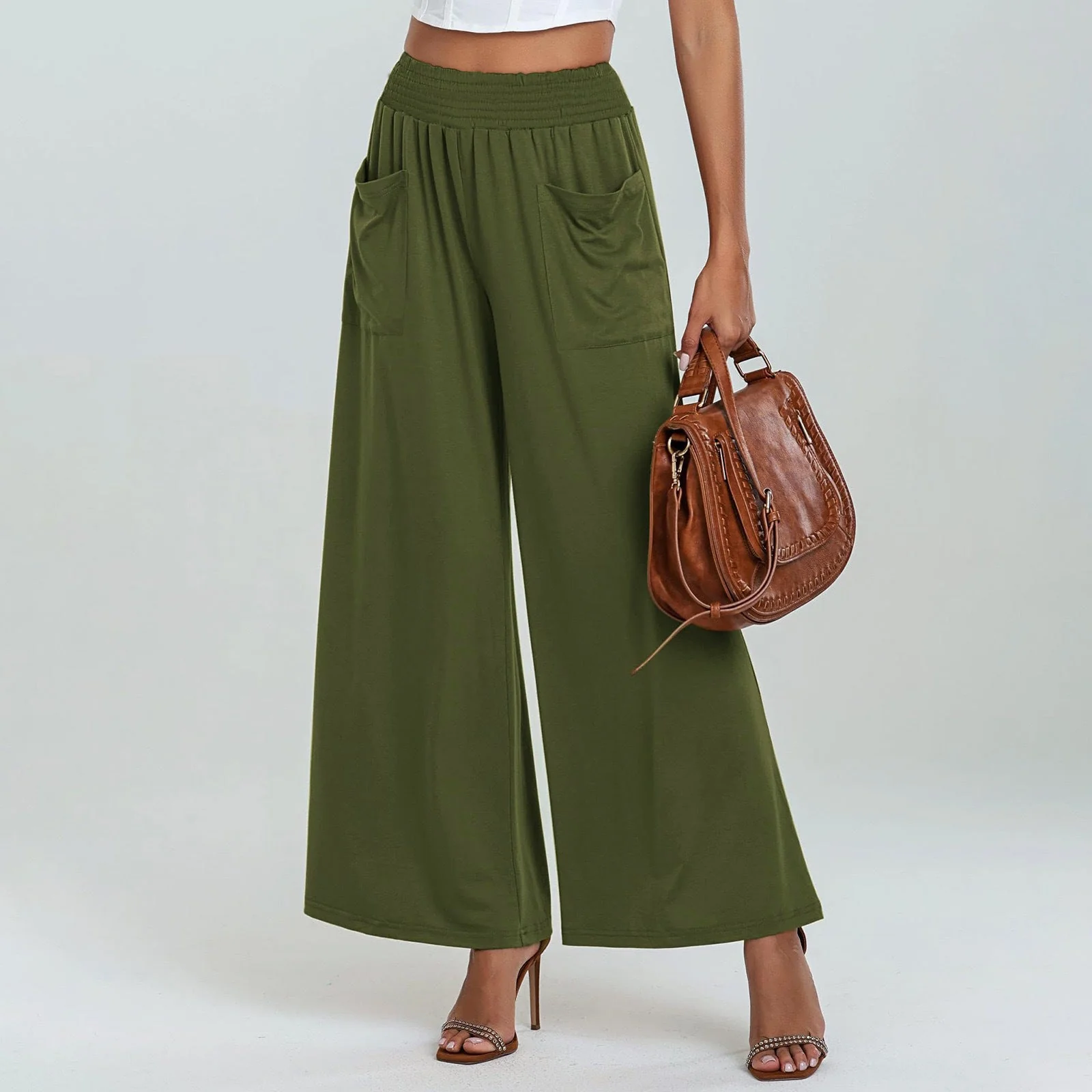 Julieta® | Women'S Comfortable Culottes With Elastic Waistband And Side Pockets - Image 9