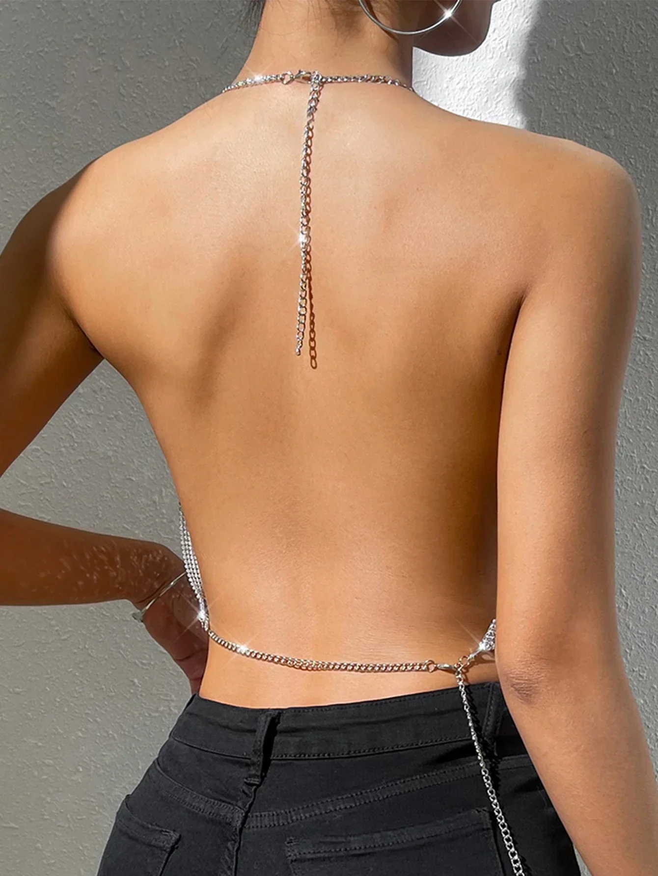 Justina® | Trendiges Tank Top Glitter - Image 3