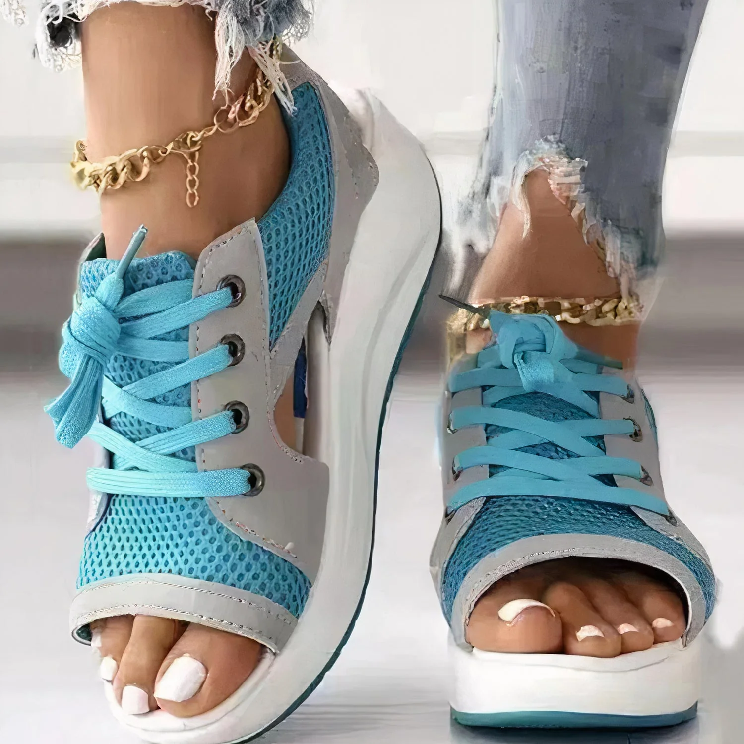 Justina® | Wedge Sandal