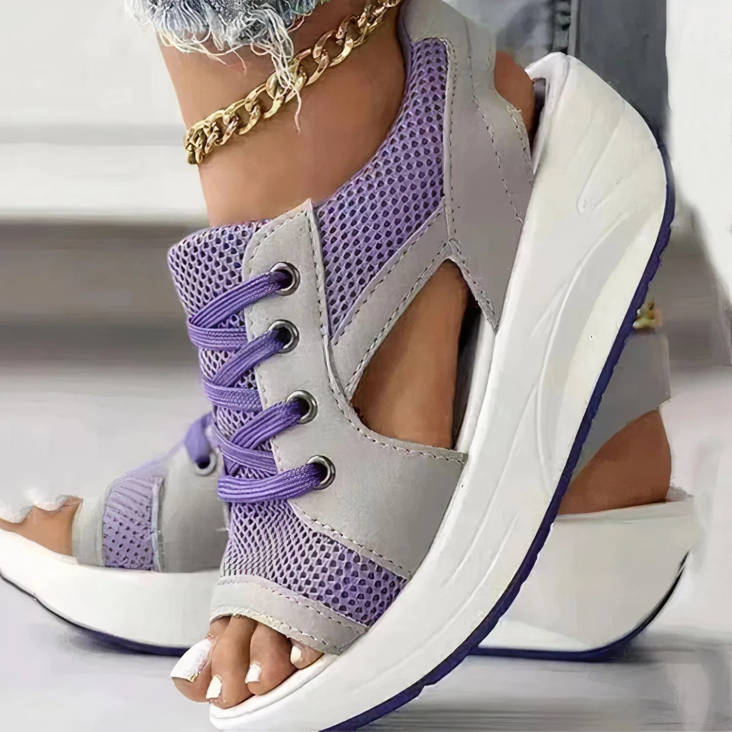 Justina® | Wedge Sandal - Image 4
