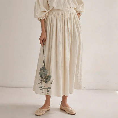 Kaia® | Blouse And Pleated Midi Skirt Set - Image 7