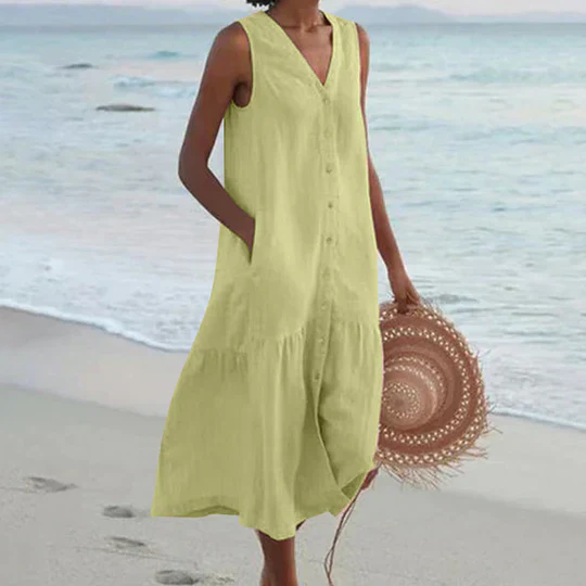 Kaitlyn® | Elegant Women'S Linen Dress - Image 6