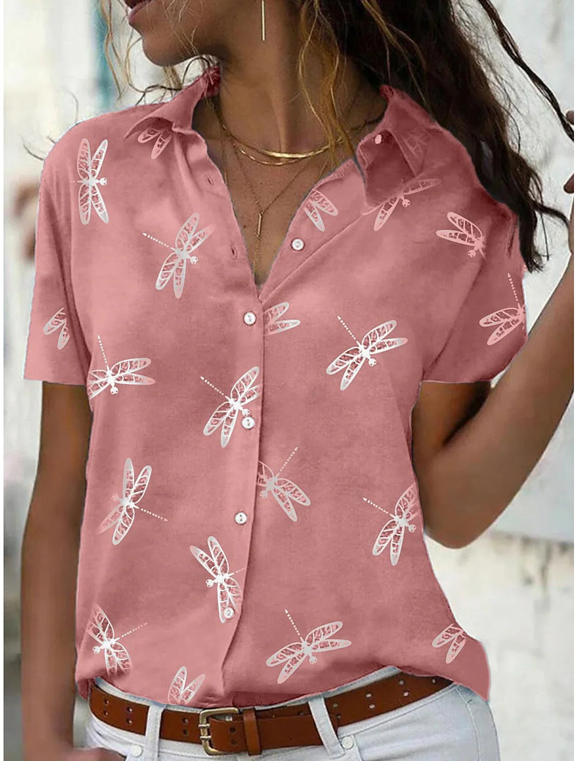 Karen® | Relaxed Fit Women'S Short Sleeve Summer Shirt