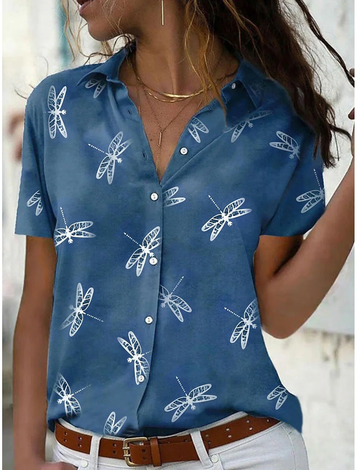 Karen® | Relaxed Fit Women'S Short Sleeve Summer Shirt - Image 4