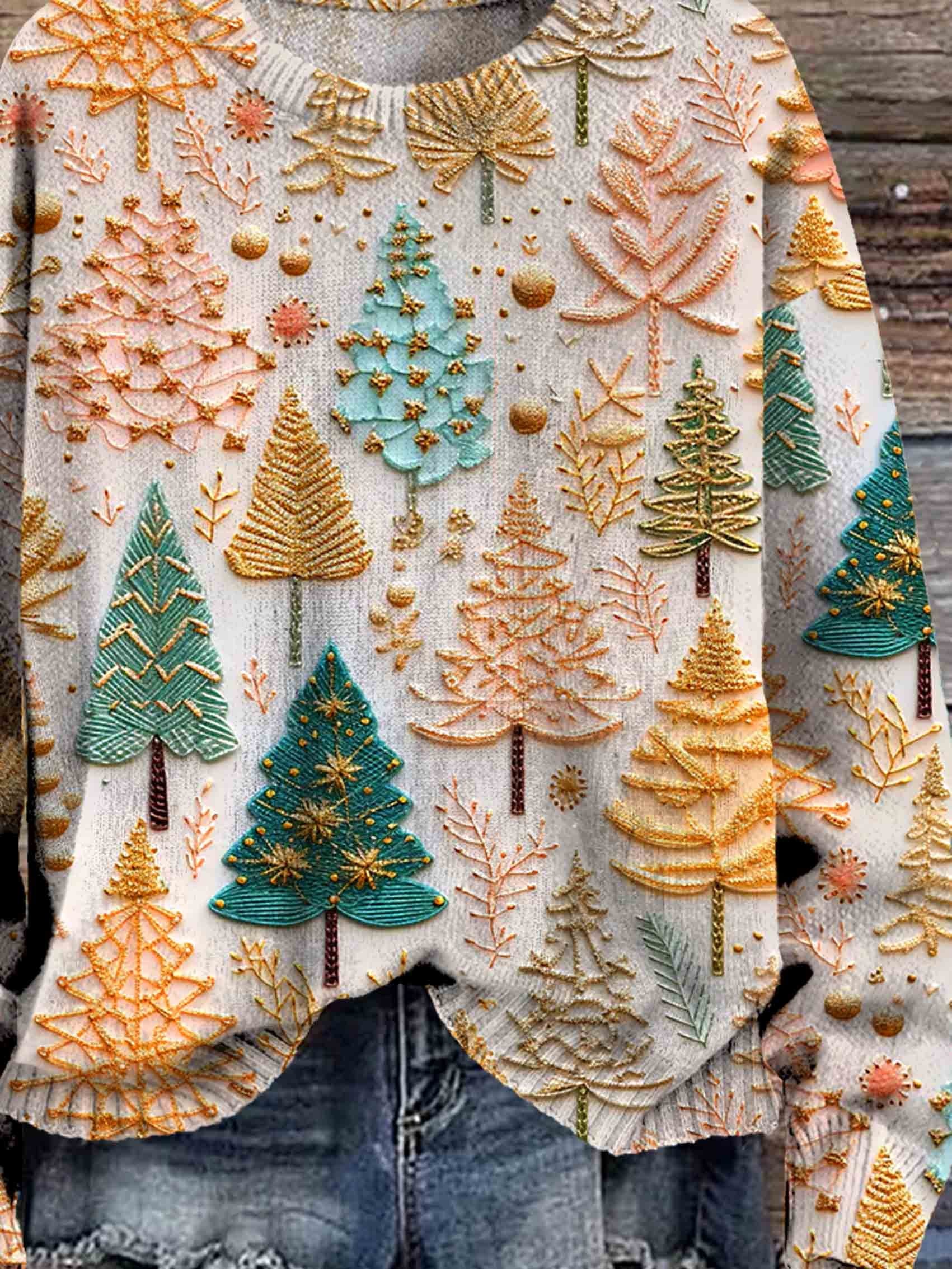 Karol | Knitted Christmas sweater for women - Image 2