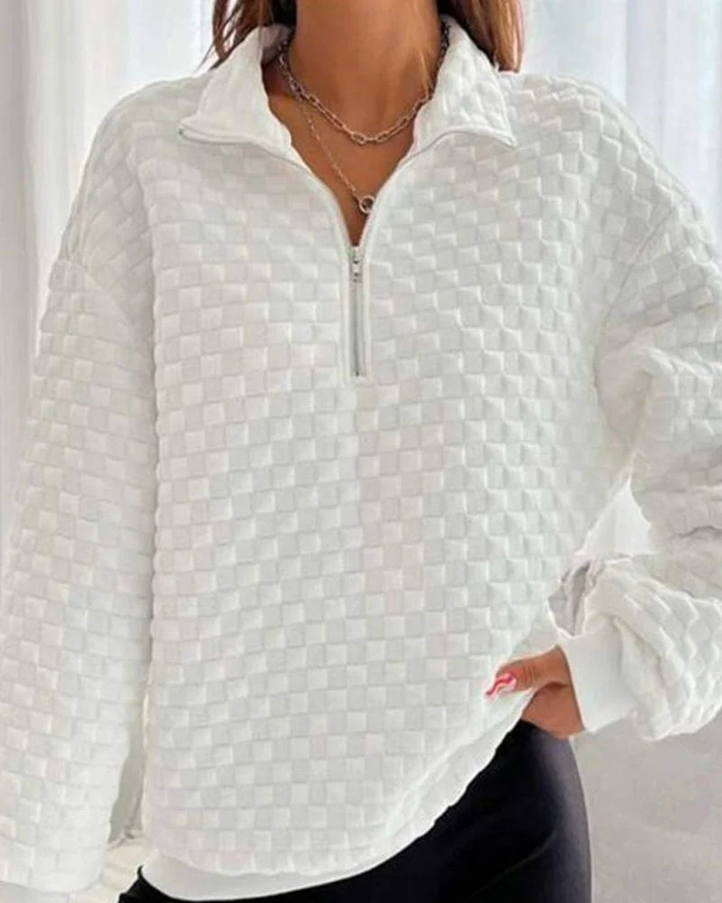 Katarina | Women's zip-up sweater - Image 2