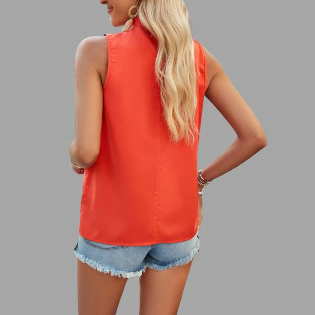 Katharina® | Pleated Blouse With Halter Neck - Image 4