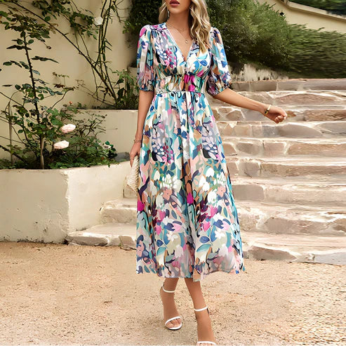 Katia® | Printed Midi Dress - Image 8