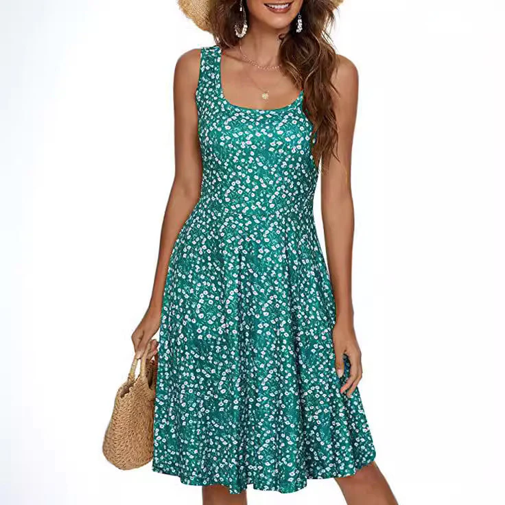 Katia® | Women'S A-Line Dress With Floral Pattern And Wide Skirt - Image 4