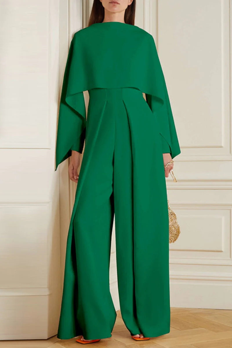 Katja | Casual O-neck patchwork jumpsuits with regular fit - Image 3