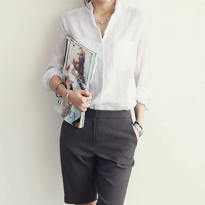 Kayla® | Blouse Made Of Cotton And Linen - Image 2
