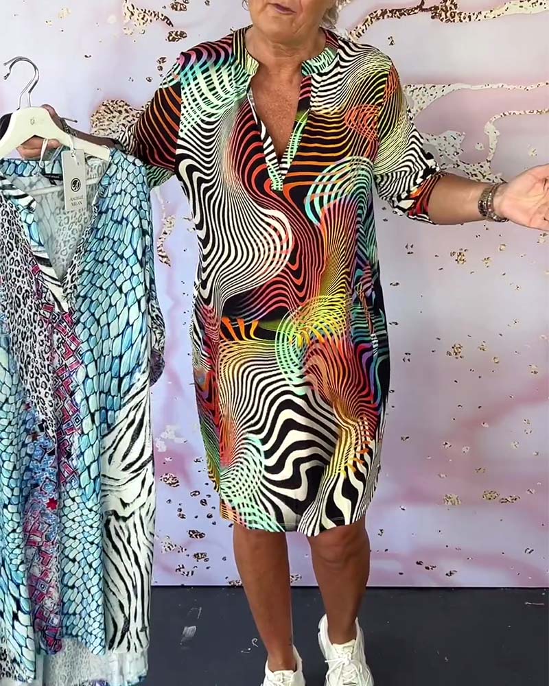 Keira® | Colorful Printed Dress