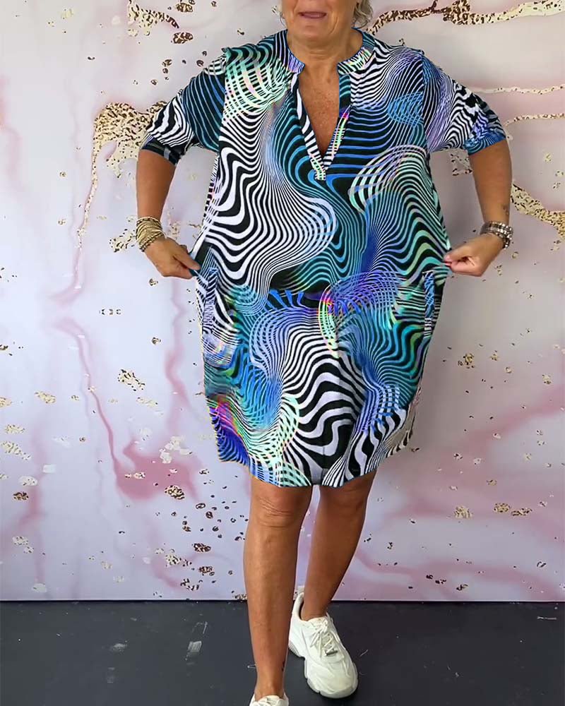 Keira® | Colorful Printed Dress - Image 11