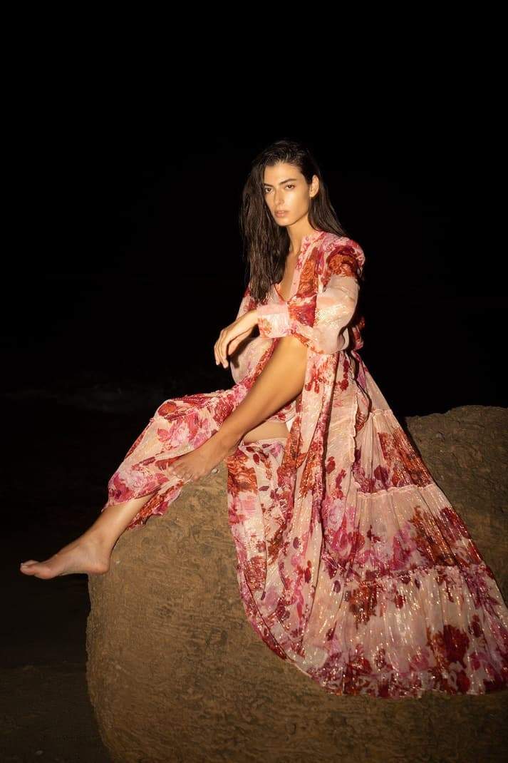 Keira® | Floral Maxi Dress With Long Sleeves - Image 3