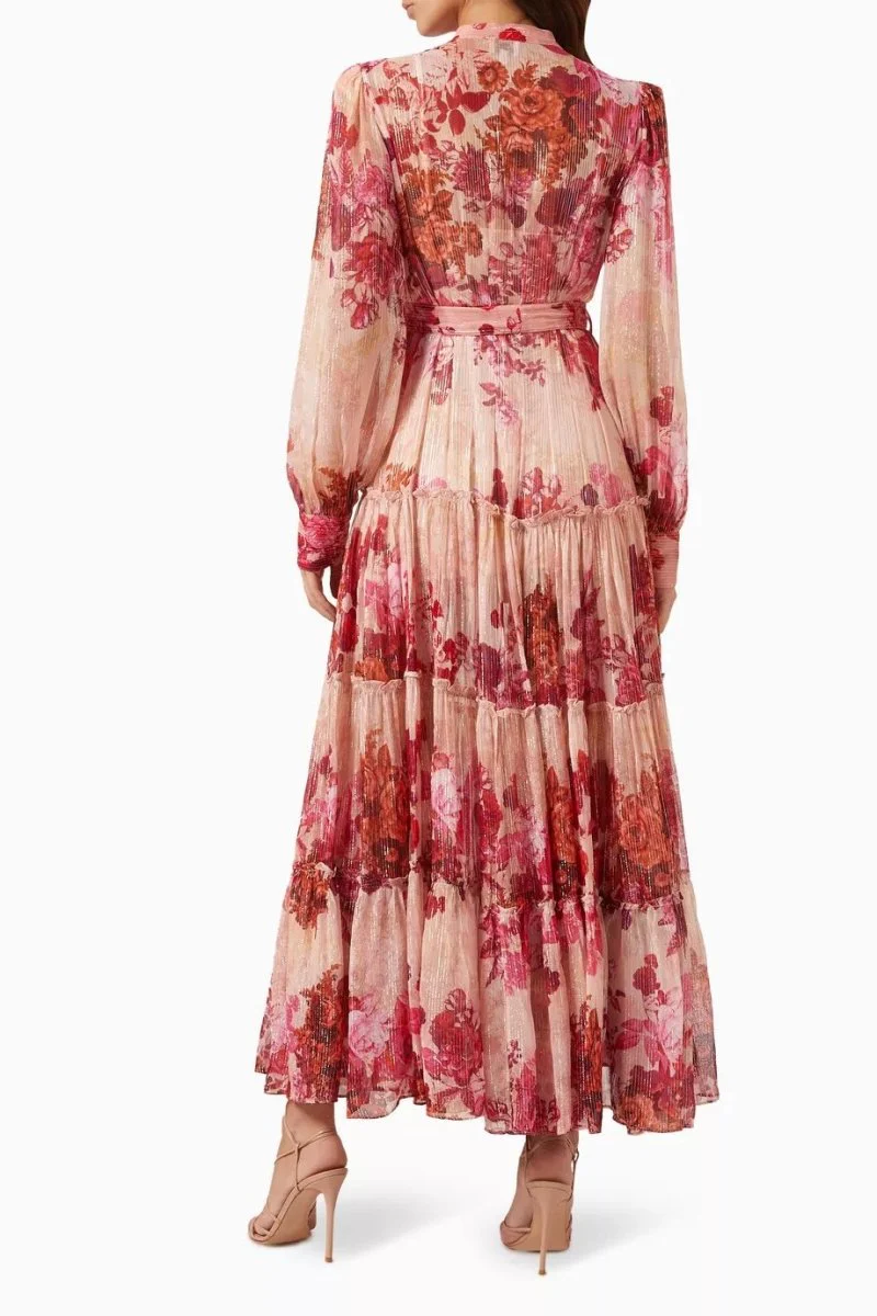 Keira® | Floral Maxi Dress With Long Sleeves - Image 6