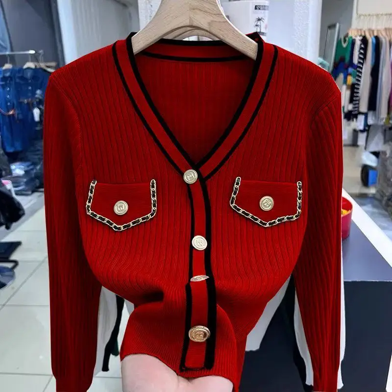 Kendra® | Women's long sleeve sweater with pockets - Image 3