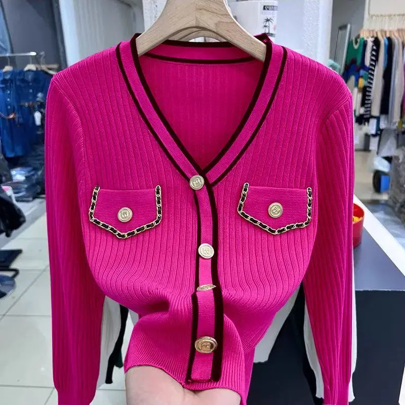 Kendra | Women's long sleeve sweater with pockets - Image 5