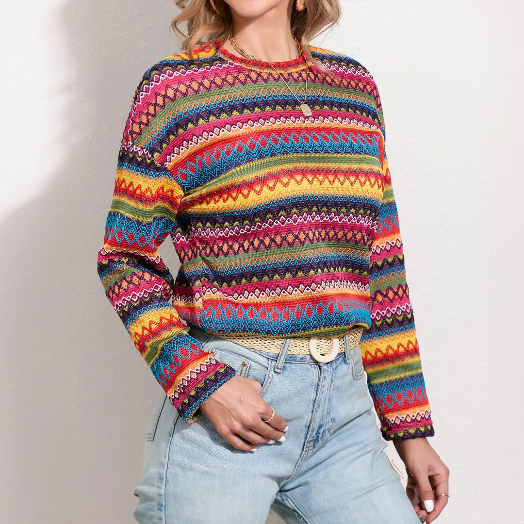 Kimberly | Retro autumn sweater