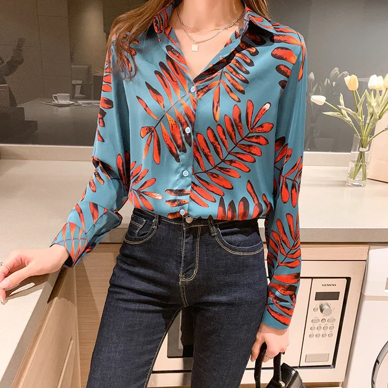 Kitty® | Blouse Met Bladprint - Image 2