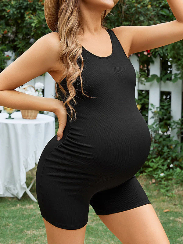 Klara® | Maternity Jumpsuit, Siamese Bathing Clothing, Leisure, Holiday, Beach, Backless, Bodycon, Maternity Jumpsuit - Image 3