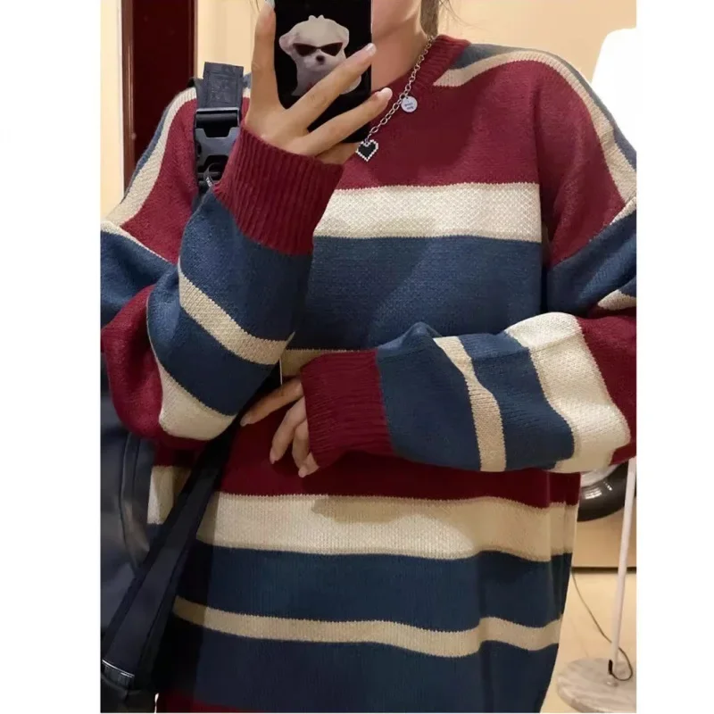 Klara | Striped women's sweater - Image 2
